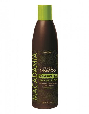 Увлажняющий шампунь для нормальных и поврежденных волос MACADAMIA Kativa, 250 мл.