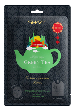 Shary Ферментная маска GREEN TEA противовоспалительная из Кореи