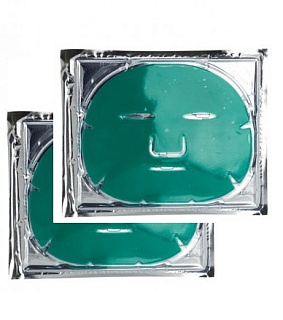 Коллагеновая балансирующая маска с зеленым чаем для жирной и смешанной кожи, Beauty Style