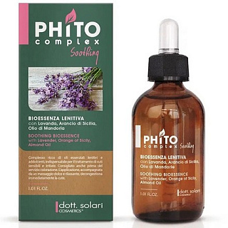 Dott.Solari Cosmetics, Биоэссенция успокаивающая для волос PhitoComplex Soothing, 30 мл